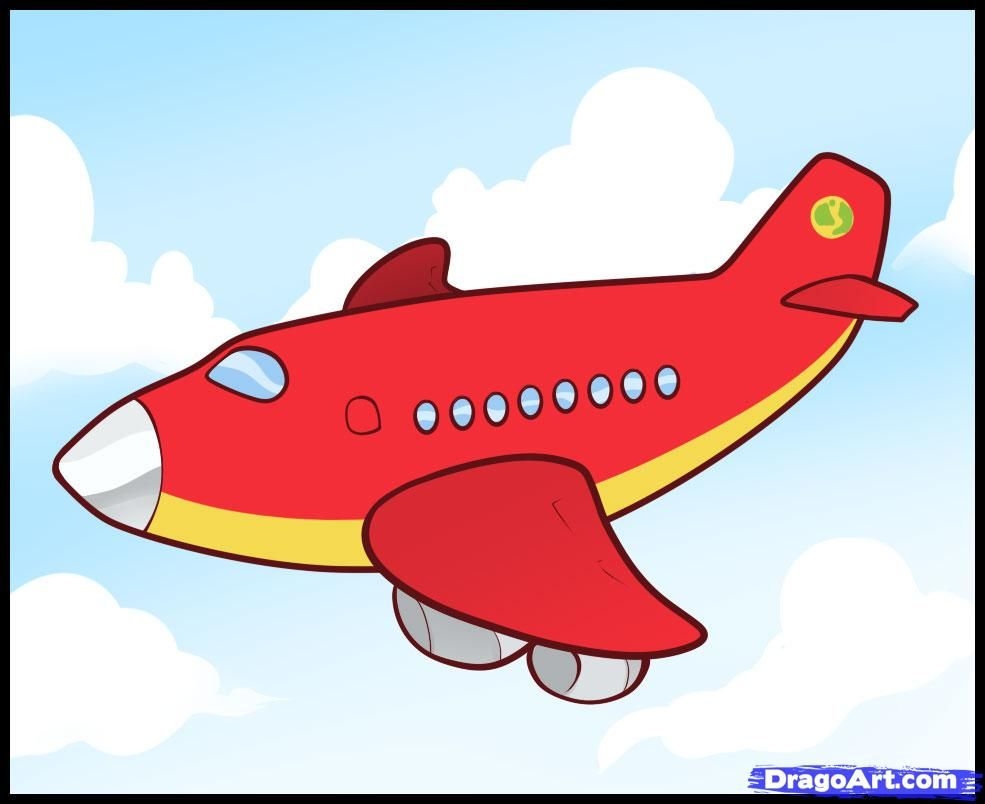 985x804 Airplane Drawing For Kids My Car