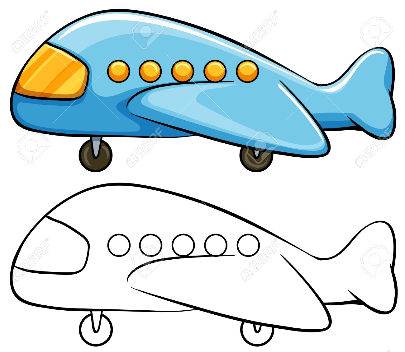 1300x1132 Huge Collection Of 'airplane Simple Drawing' Download More Than