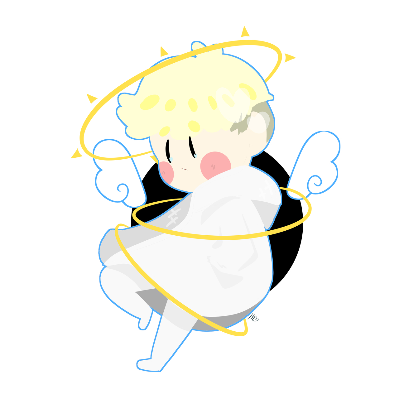 1280x1280 one lonely guy i made akira and ryo sticker