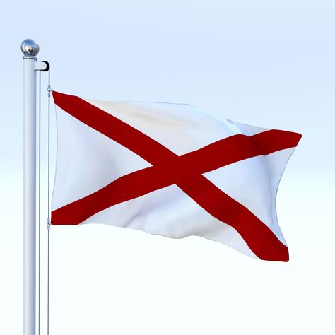 474x474 Animated Alabama Flag