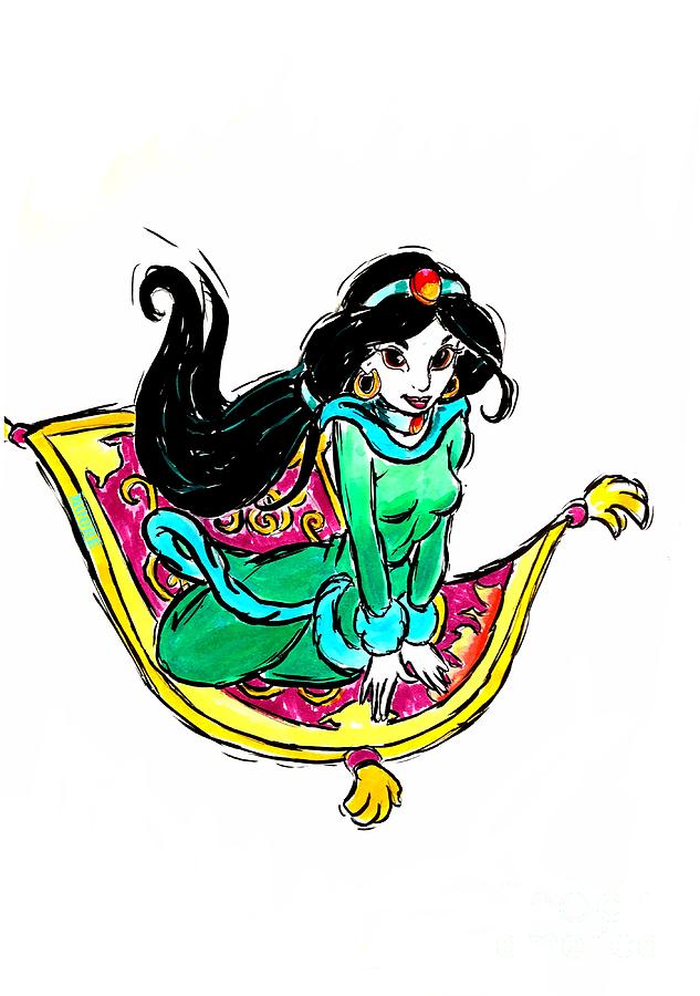 633x900 Disney Aladdin Drawing