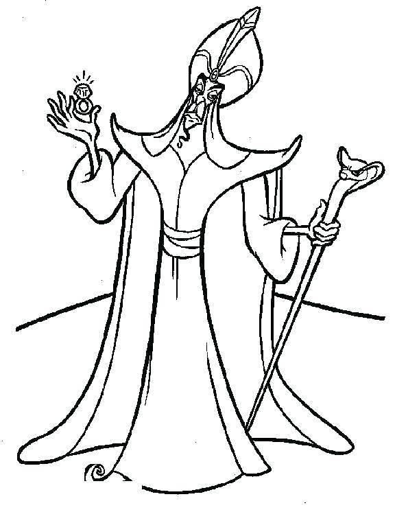 576x746 Aladdin Coloring