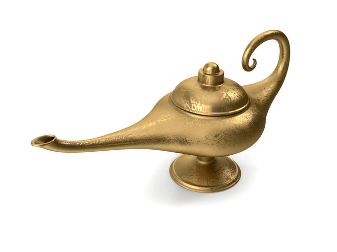 667x500 Aladdin Lamp Cgtrader