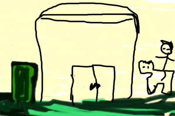 600x400 My Alamo An Abstract Speedpaint Drawing