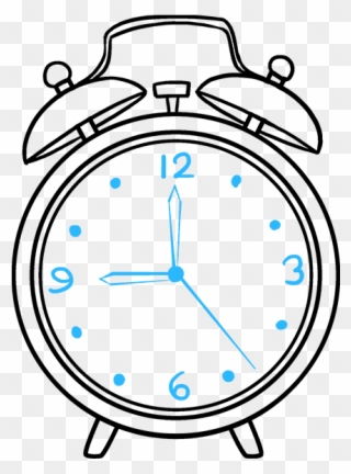 320x432 How To Draw Alarm Clock