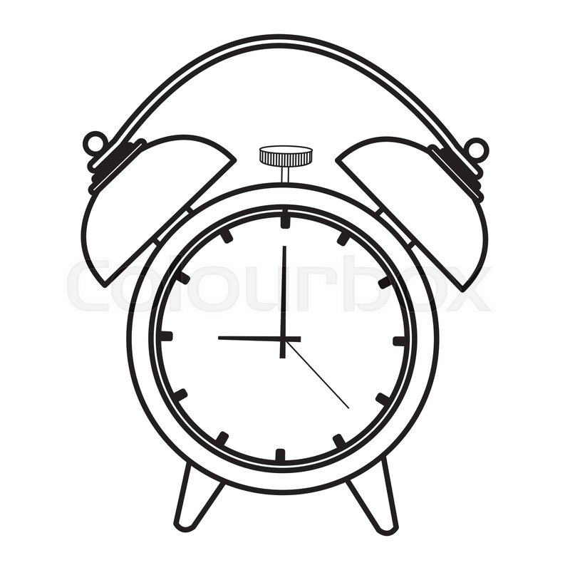 800x800 Alarm Clock, Wake Up Time Ring Icon Stock Vector Colourbox
