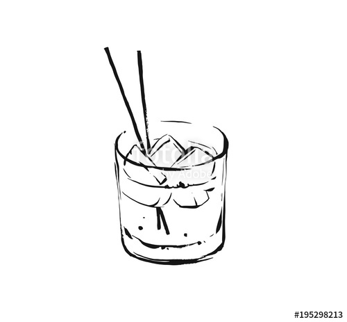 500x463 Hand Drawn Vector Abstract Graphic Artistic Cooking Ink Sketch