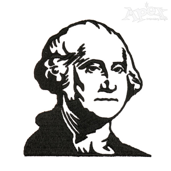 600x600 Alexander Hamilton Embroidery Design