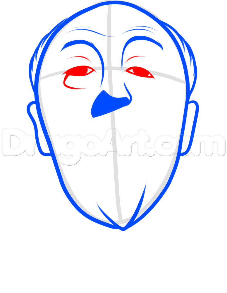 776x1001 How To Draw Alfred Hitchcock, Step