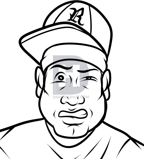 604x664 How To Draw Rucka Rucka Ali, Step