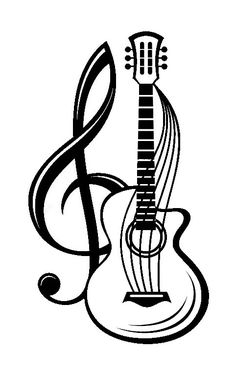 236x375 S Music Drawings, Music Tattoos, Guitar Art