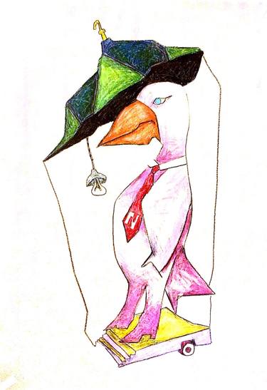 375x547 Fly On The Paper Drawing