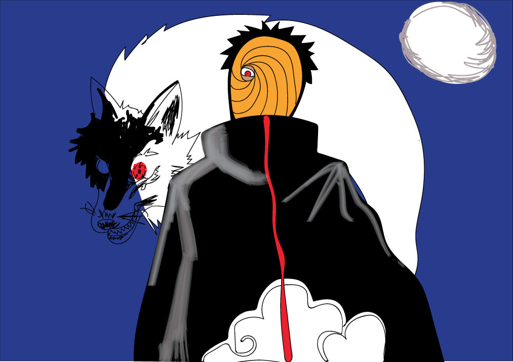 1000x707 Drawing Obito On Behance