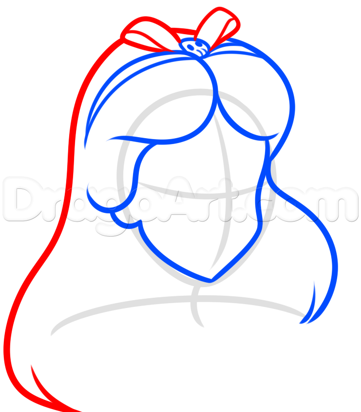 741x844 Dark Alice Drawing Lesson, Step