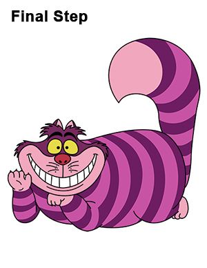 300x388 Cheshire Cat Drawing River City In Cheshire Cat, Disney