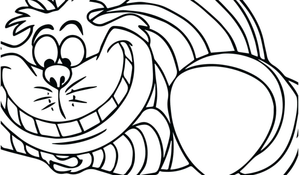 1024x600 Cheshire Cat Face Coloring