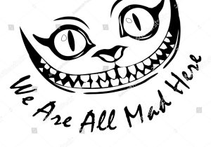 300x210 Cheshire Cat Smile Drawing Alice In Wonderland Cat Drawing