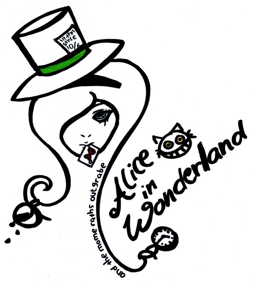 841x950 Huge Collection Of 'alice In Wonderland Drawing Tumblr' Download