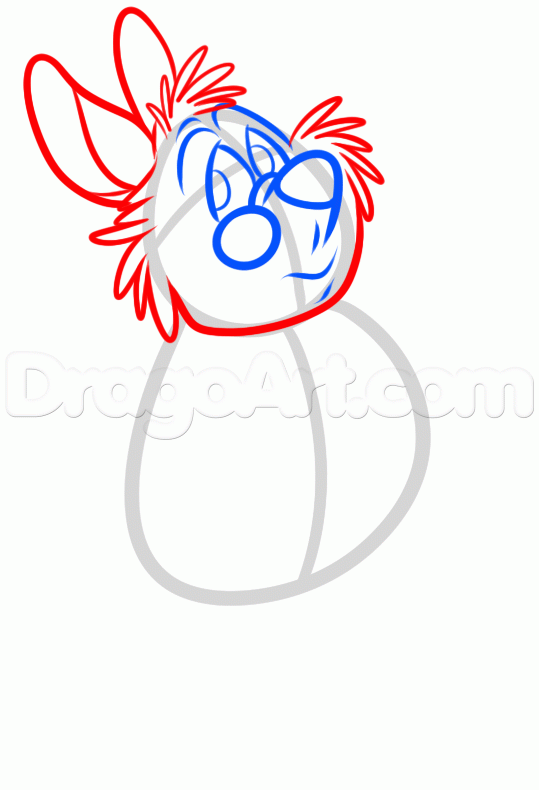 539x790 How To Draw Rabbit From Alice In Wonderland, Step