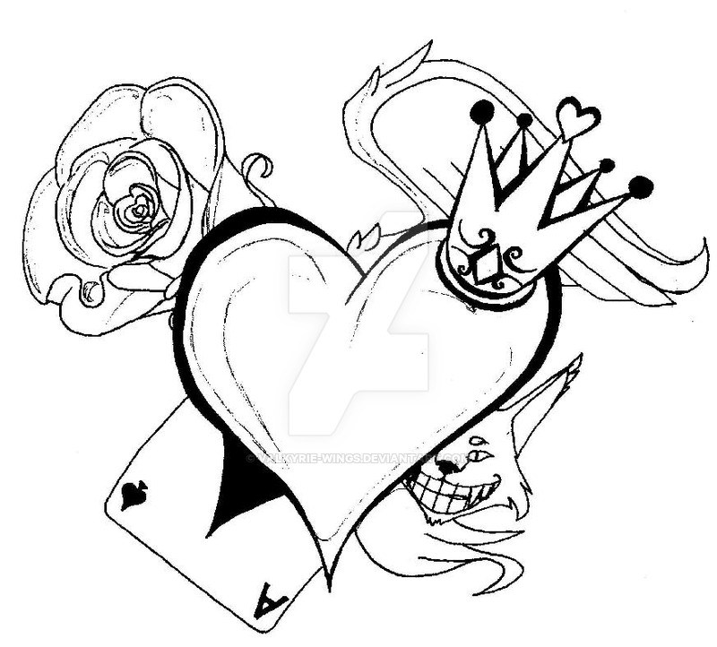 800x722 Alice In Wonderland Tattoos Drawing Ideas And Designs