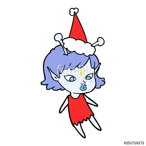 500x500 Drawing Of An Alien Cartoon Black And White Line Drawing