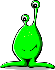 234x297 Cute Alien Clip Art