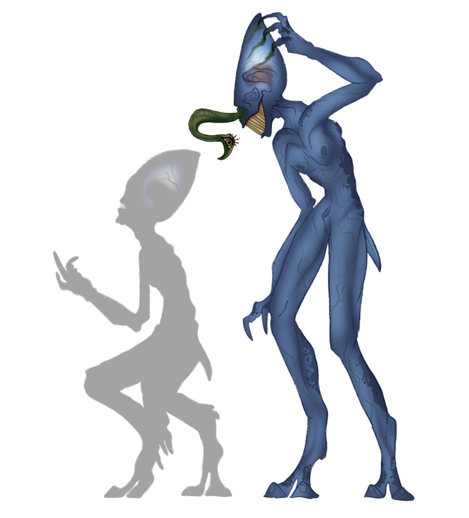 926x1024 How To Draw An Alien