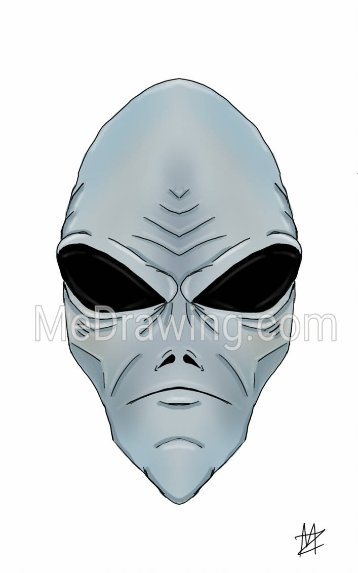 707x1131 Grey Alien Head