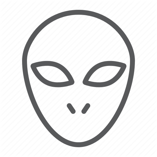 512x512 Alien, Character, Face, Head, Humanoid, Monster, Space Icon