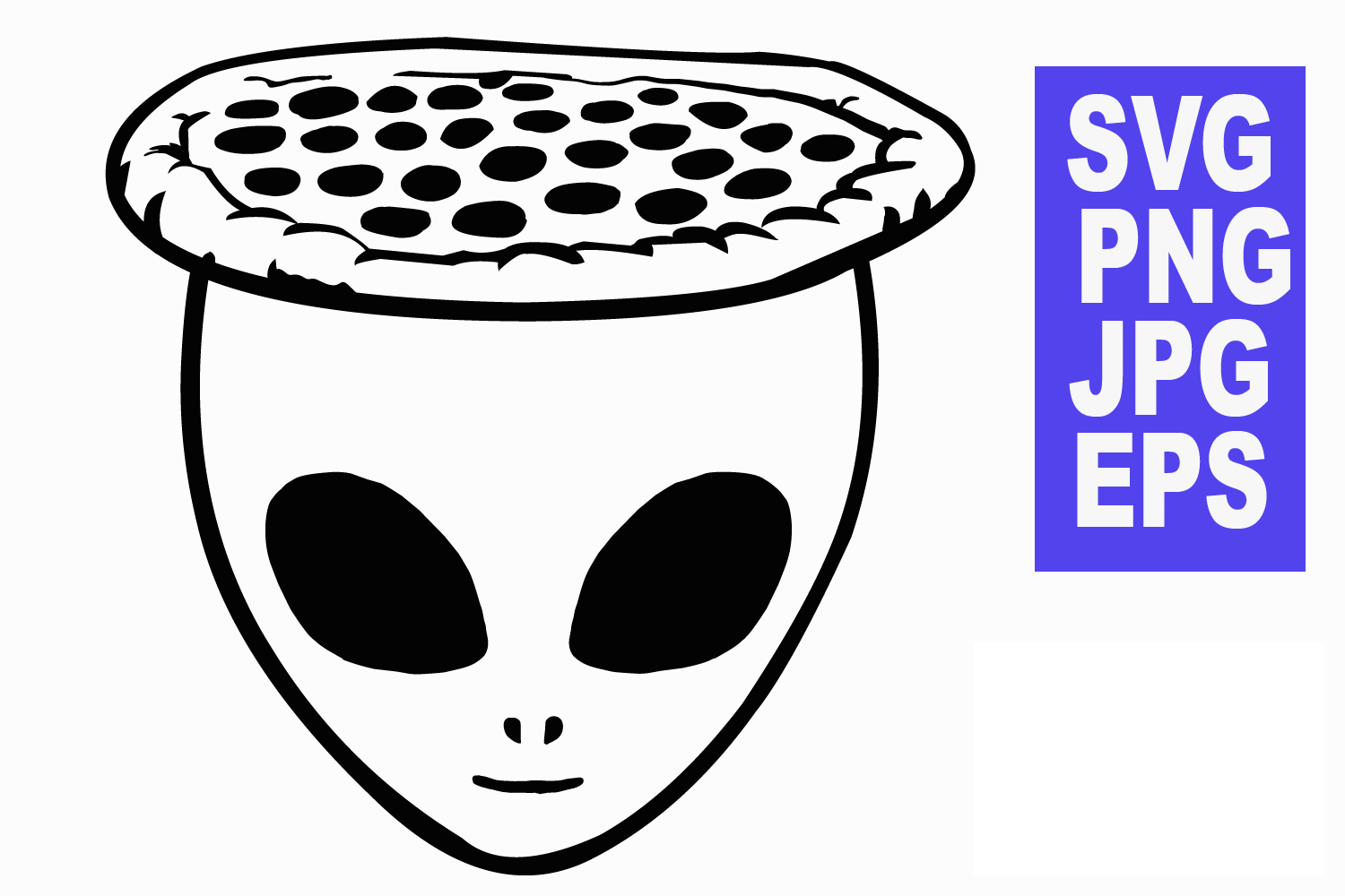 1500x1000 Alien Full Pizza Head