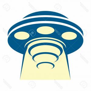 300x300 Photostock Vector Ufo Alien Ship A Breathtaking Beam Vector