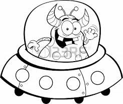 245x206 Black And White Illustration Of An Alien Pointing Teacher