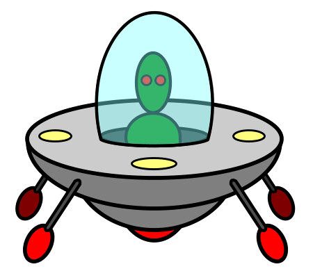 450x400 Drawing A Cartoon Spaceship In Doodles Cartoon Spaceship