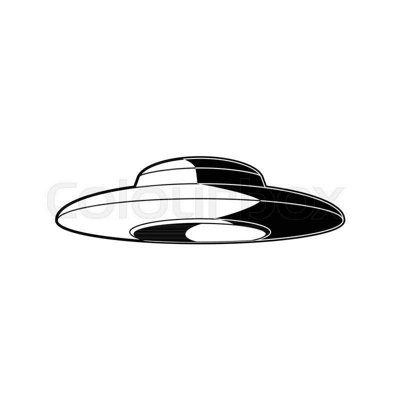 800x800 Ufo Alien Spaceship With Stock Vector Colourbox