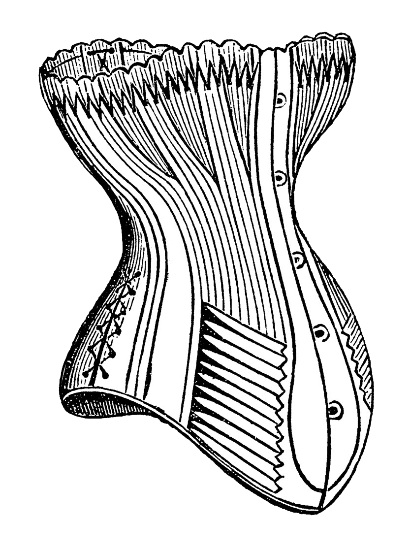 833x1121 Collection Of Free Corset Drawing Clip Art Download On Ui Ex