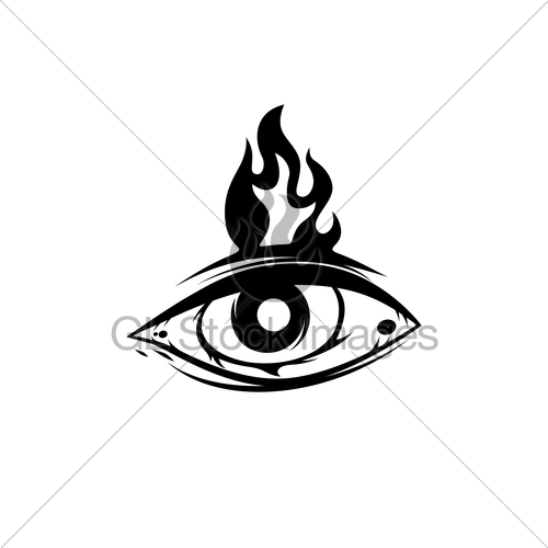 500x500 All Seeing Eye Theme Logo Template Gl Stock Images