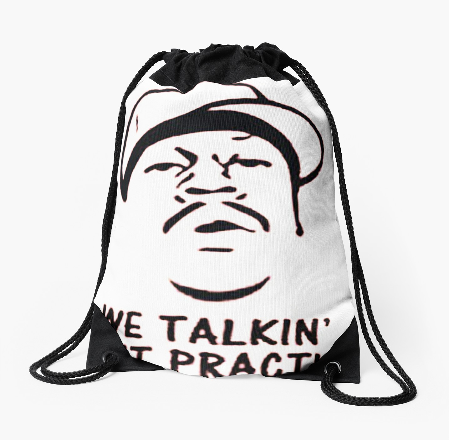 1435x1404 Allen Iverson Practice Drawstring Bag