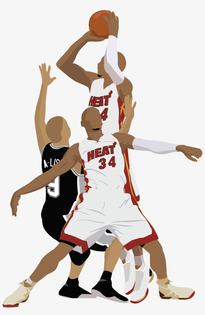 820x1259 Ray Allen Vector Illustration