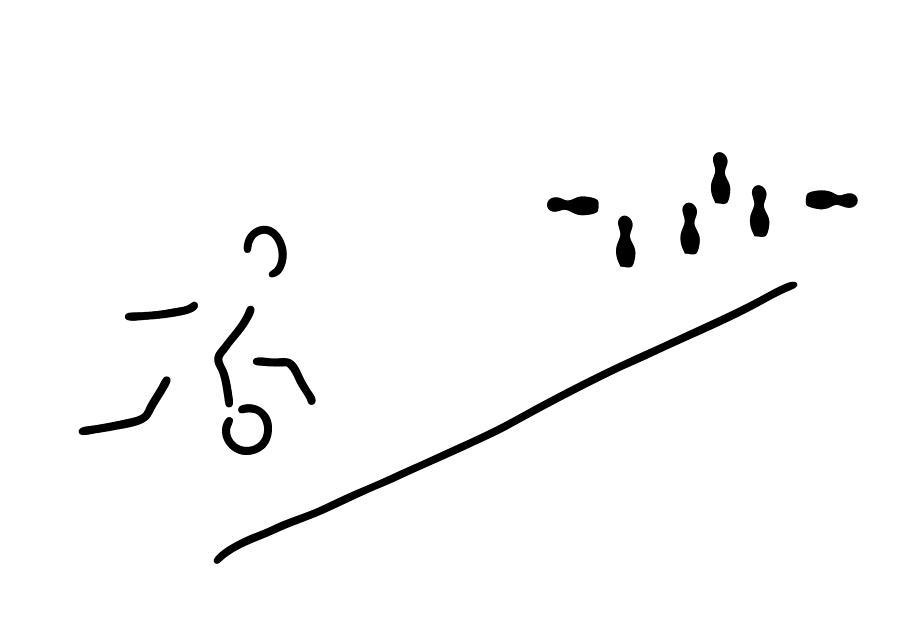 900x635 Bowl Skittle Alley Bowling Drawing