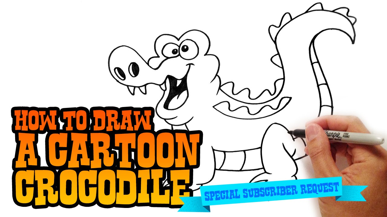 1280x720 How To Draw A Crocodile
