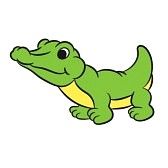 168x168 Alligator Outline Cartoon Crocodile Alligator Outline