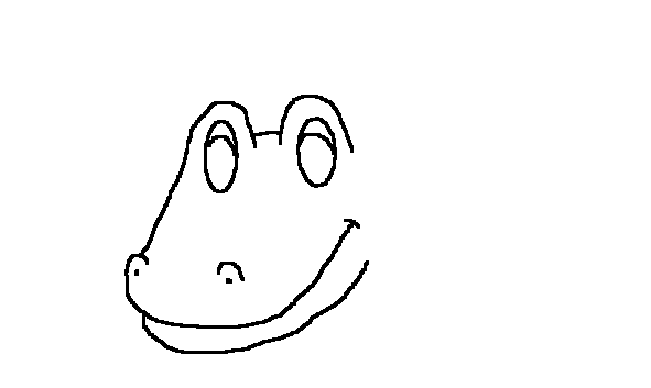 591x353 How To Draw A Cartoon Alligator Head Steps