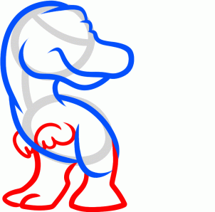 302x298 how to draw how to draw an allosaurus for kids