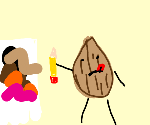 300x250 Almond Drawing