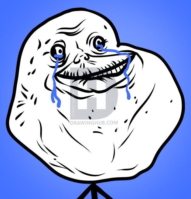 629x653 how to draw forever alone, forever alone, step