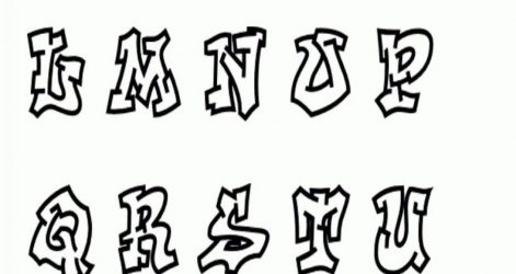 471x250 Cool Bubble Letters To Draw How Bold Alphabet On Paper Step