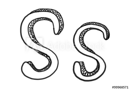 500x348 New Drawing Character S Of Alphabet