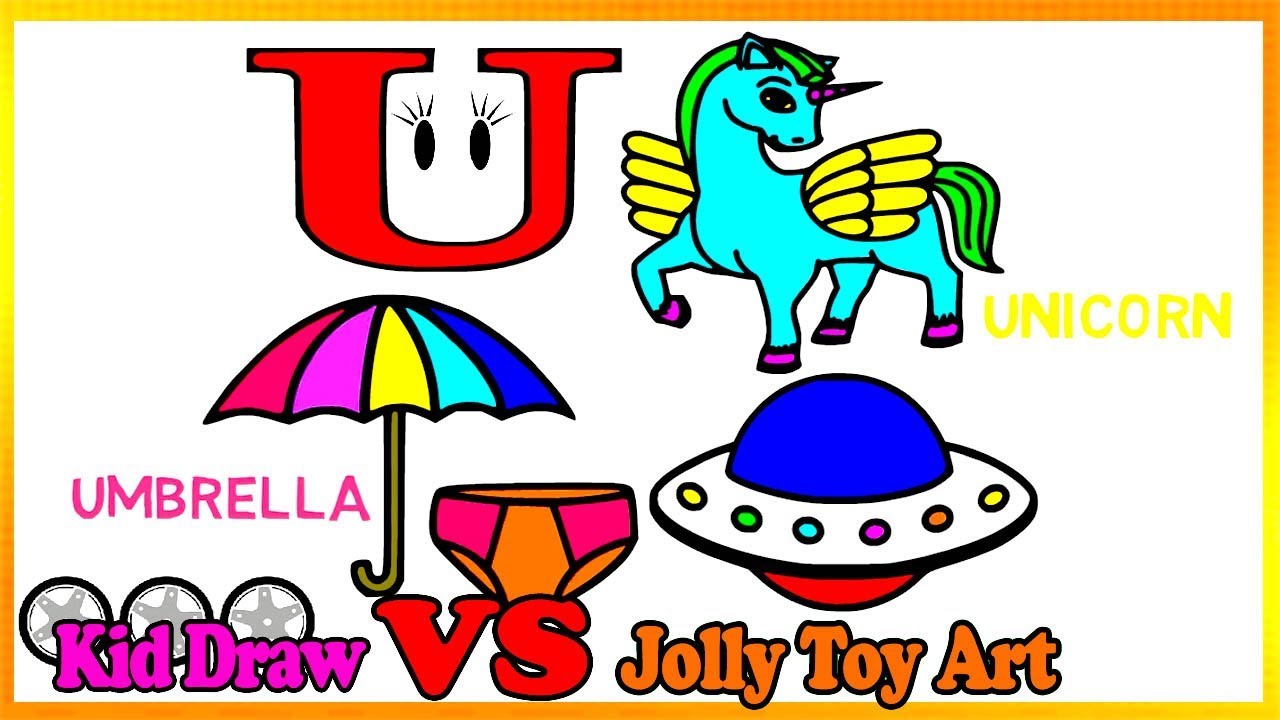 1280x720 Drawing Alphabet With Pig Bear Coloring Book Kids Learn Easy