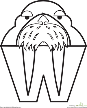 301x374 The Wonderful Letter W! Lesson Plan