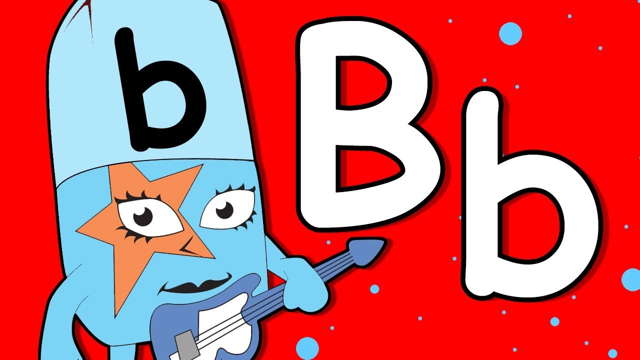 1280x720 learn alphabet b learn colors for kids coloring and drawing